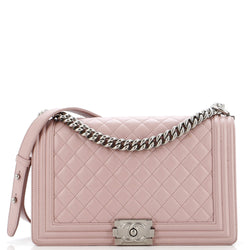 Chanel Boy Flap Bag Quilted Lambskin New