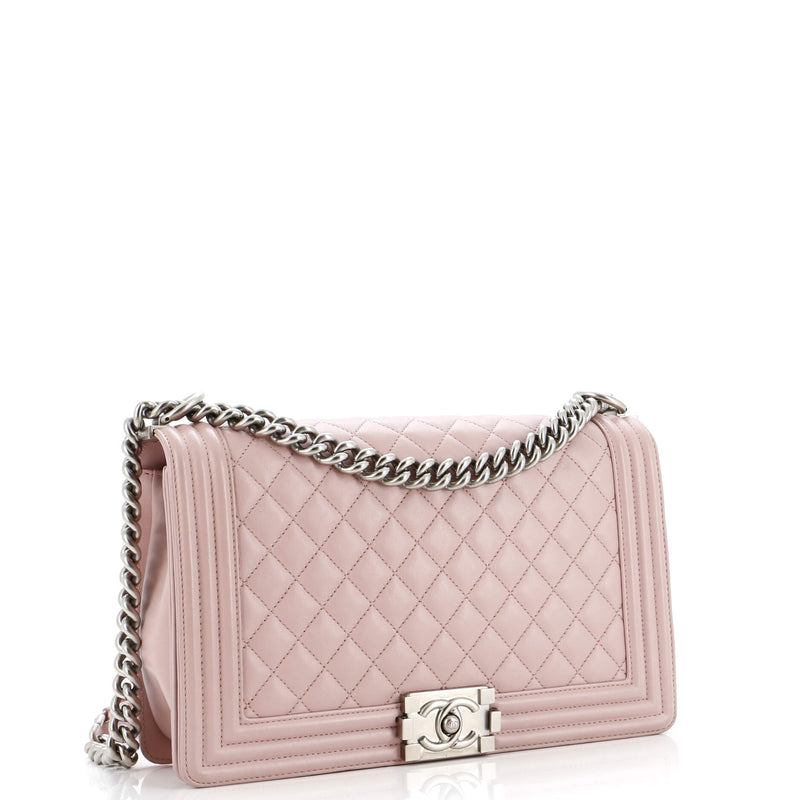 Chanel Boy Flap Bag Quilted Lambskin New