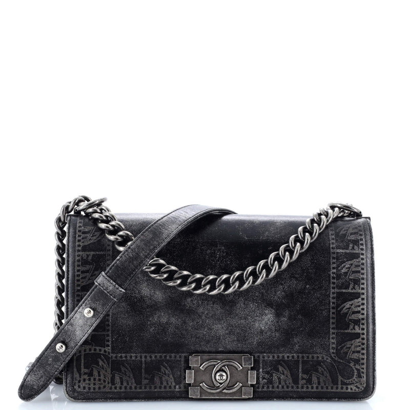 Chanel Reverso Boy Flap Bag Printed