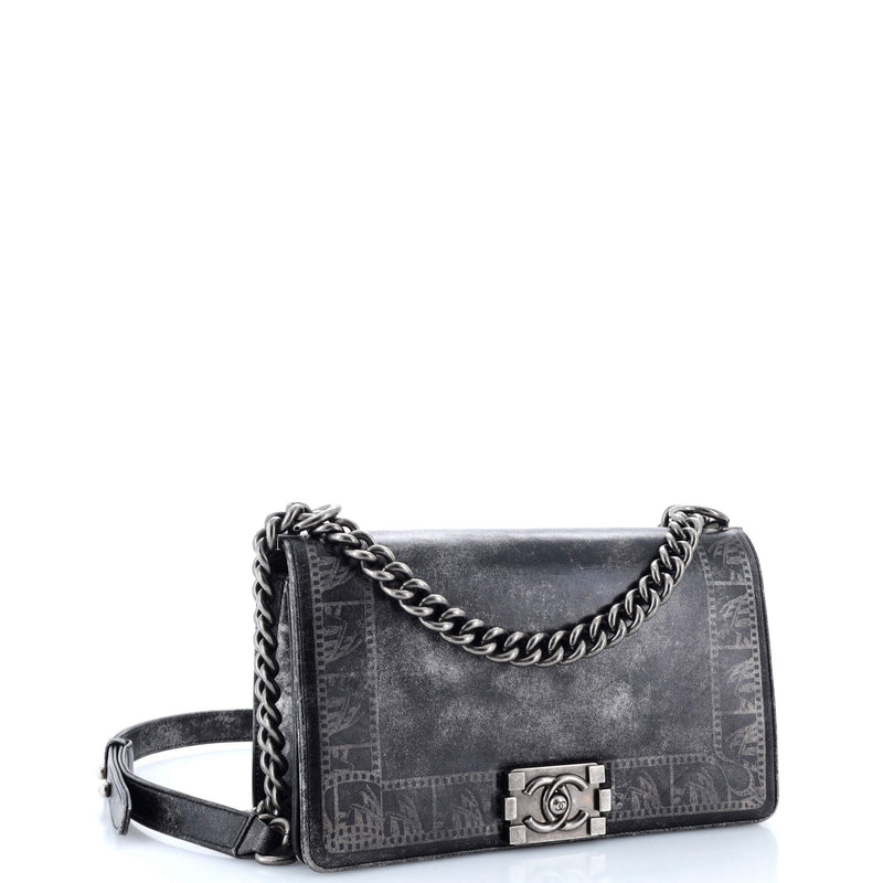 Chanel Reverso Boy Flap Bag Printed