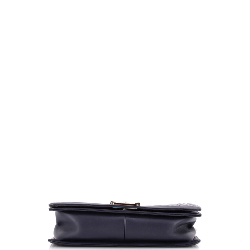 Chanel Boy Flap Bag Chevron Lambskin New