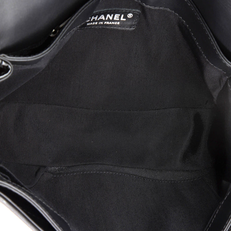 Chanel Reverso Boy Flap Bag Patent New