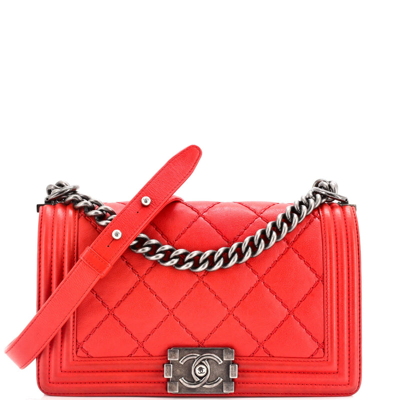 Chanel Stitch Boy Flap Bag Quilted
