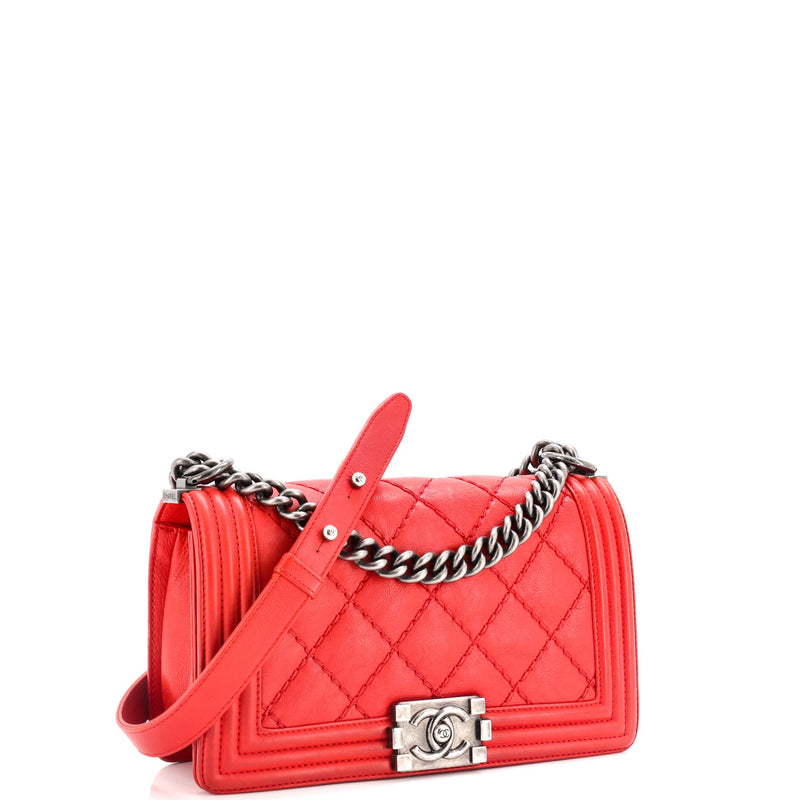 Chanel Stitch Boy Flap Bag Quilted