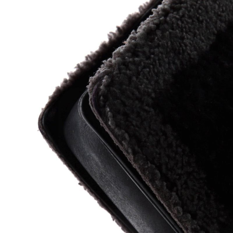 Chanel Boy Flap Bag Shearling New Medium