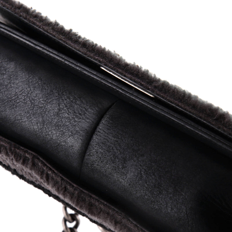 Chanel Boy Flap Bag Shearling New Medium