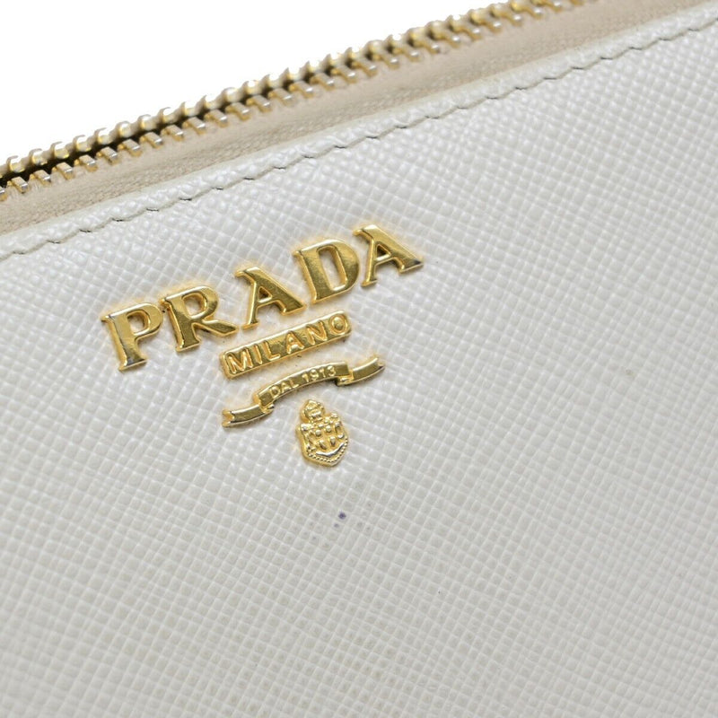 Prada Logo Saffiano Long Zipper Around
