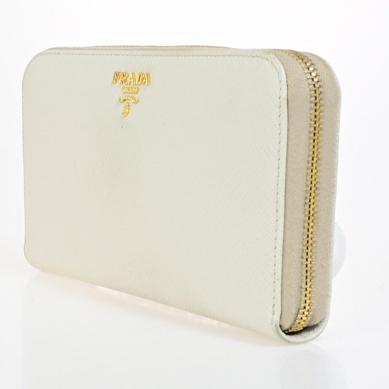 Prada Logo Saffiano Long Zipper Around