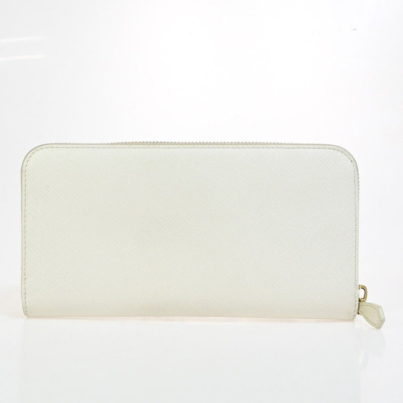 Prada Logo Saffiano Long Zipper Around