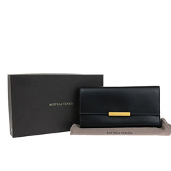 Bottega Veneta Logo Long Trifold Wallet