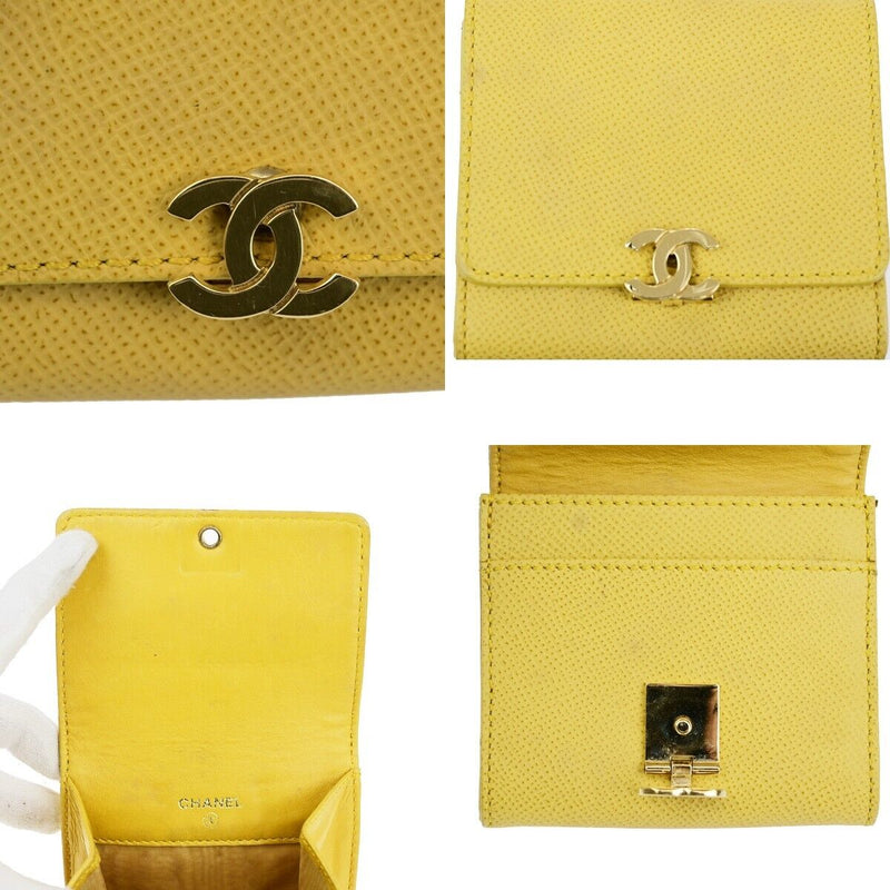 Chanel Cc Logo Coin Case Bifold Wallet
