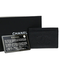 Chanel Cc Logo Card Case Mini Wallet