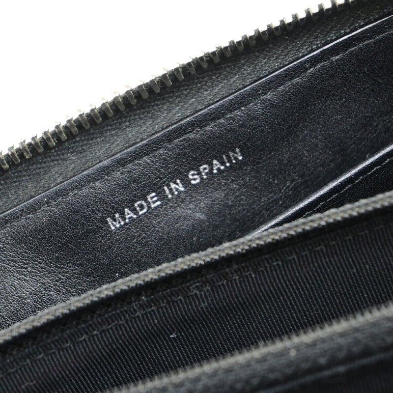Chanel Cc Logo Matelasse Zipper Around