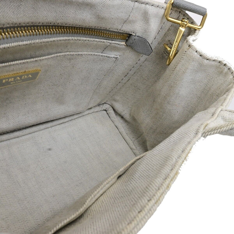 Prada Logo Canapa 2Way Shoulder Hand Bag