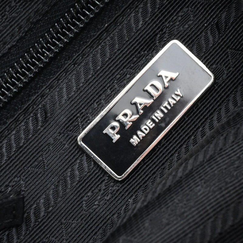 Prada Milano Logo Tessuto Shoulder Bag