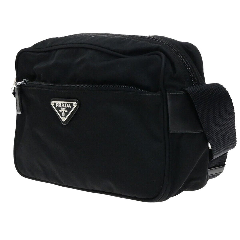 Prada Milano Logo Tessuto Shoulder Bag
