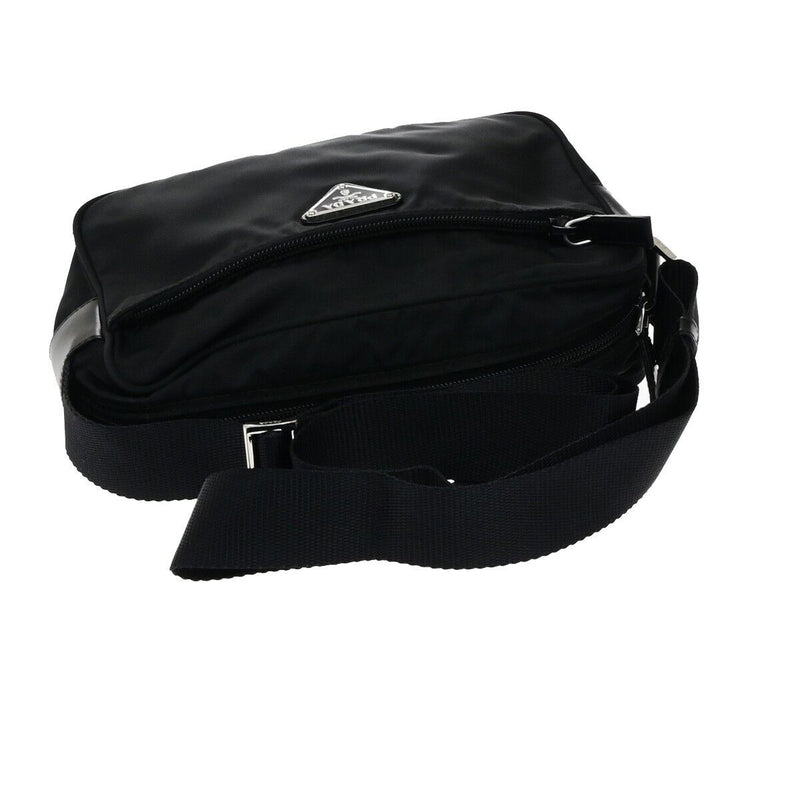 Prada Milano Logo Tessuto Shoulder Bag