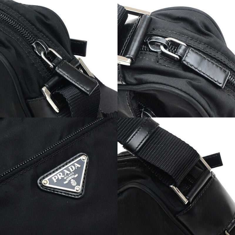 Prada Milano Logo Tessuto Shoulder Bag