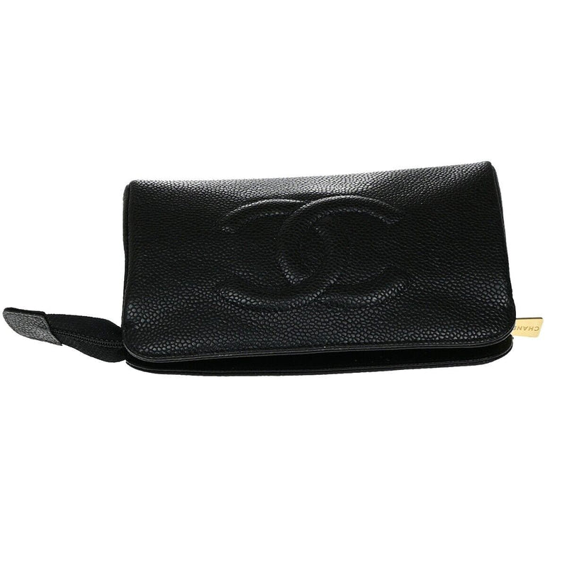 Chanel Cc Logo Mini Pouch Bag Grained