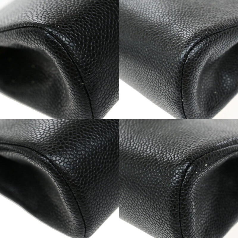 Chanel Cc Logo Mini Pouch Bag Grained