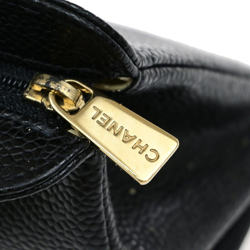 Chanel Cc Logo Mini Pouch Bag Grained