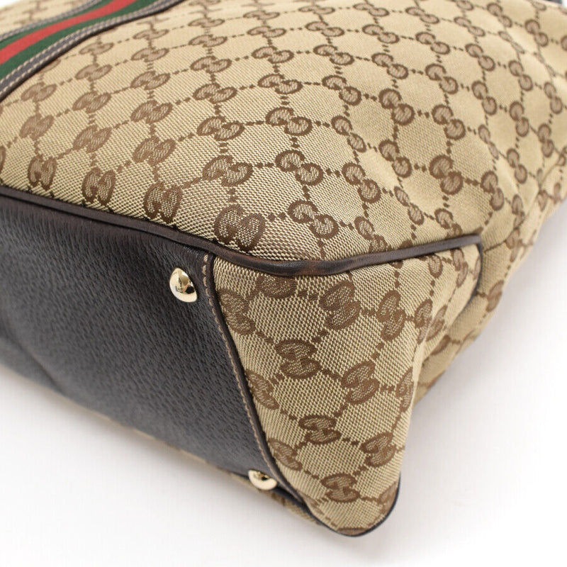 Gucci Gg Canvas Web Sherry Line