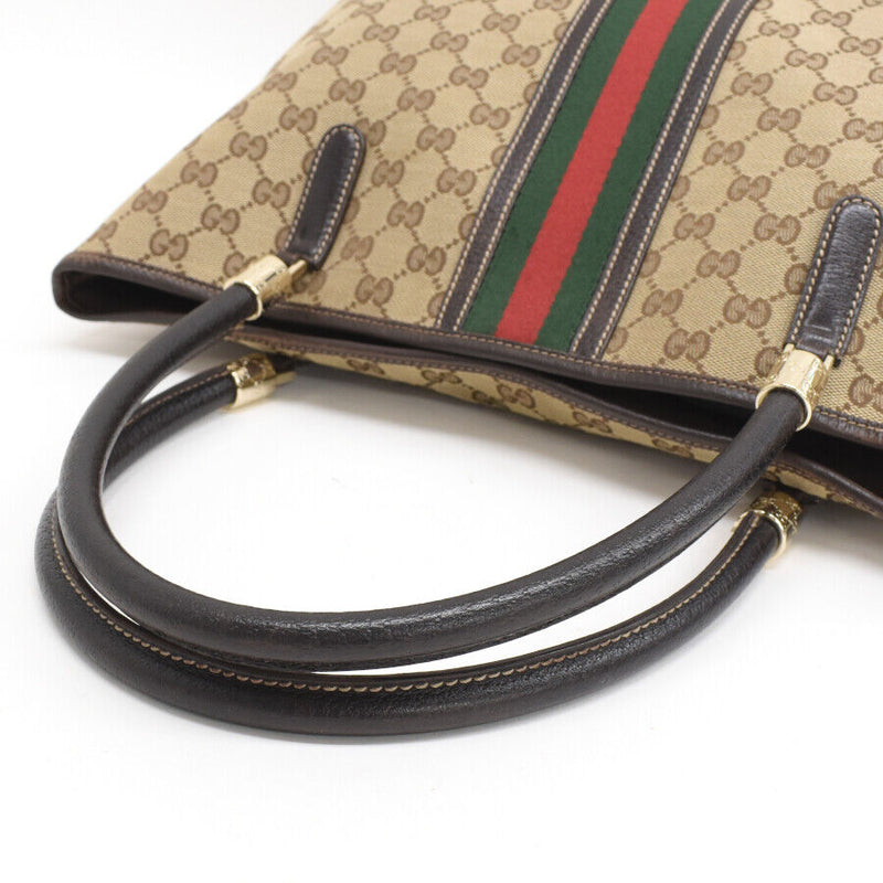 Gucci Gg Canvas Web Sherry Line