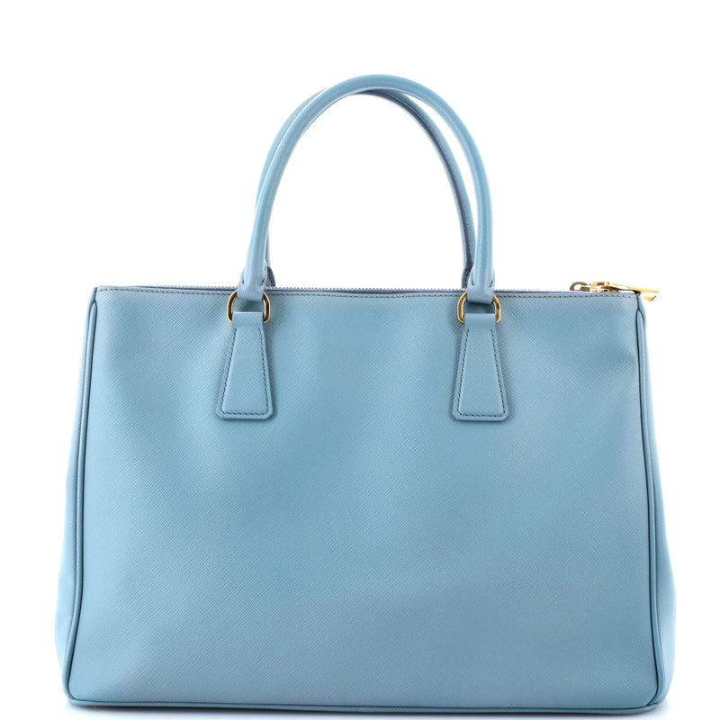 Prada Double Zip Lux Tote Saffiano