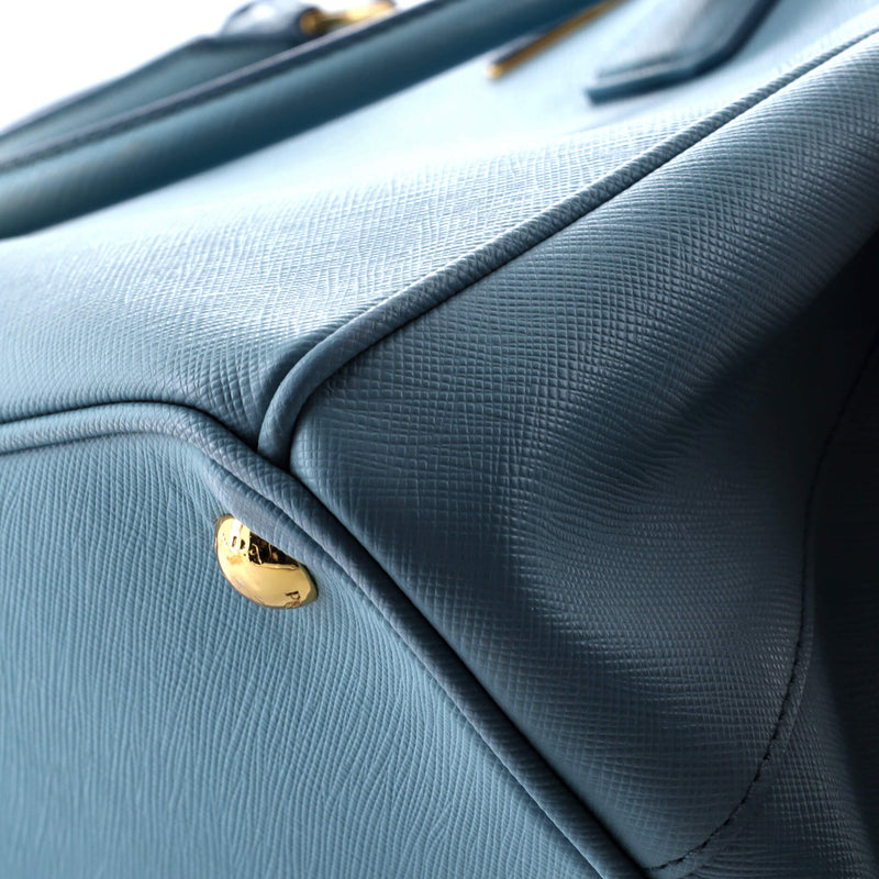 Prada Double Zip Lux Tote Saffiano