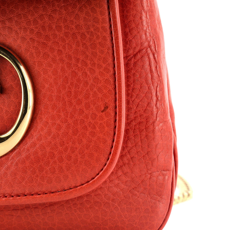 Gucci Chain Shoulder Bag Leather Small