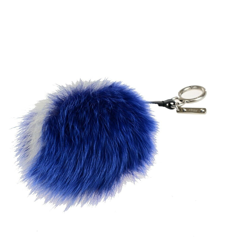 Fendi Logo Pompom Bag Charm Key Ring