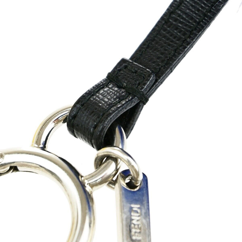 Fendi Logo Pompom Bag Charm Key Ring