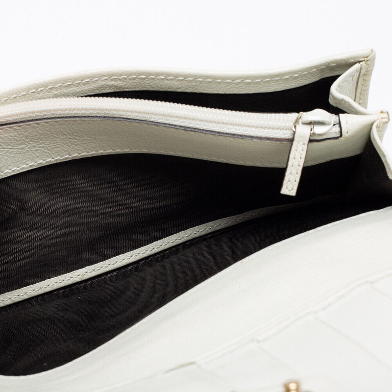 Gucci Yellow/White Gg Canvas And Leather
