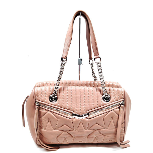 Jimmy Choo Hand Bag Pink Leather
