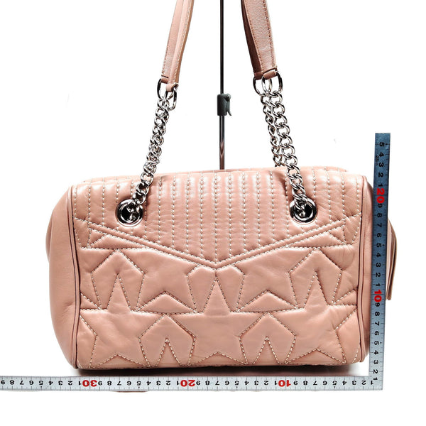 Jimmy Choo Hand Bag Pink Leather