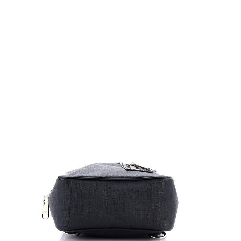 Gucci Soft Zip Sling Bag Gg Coated