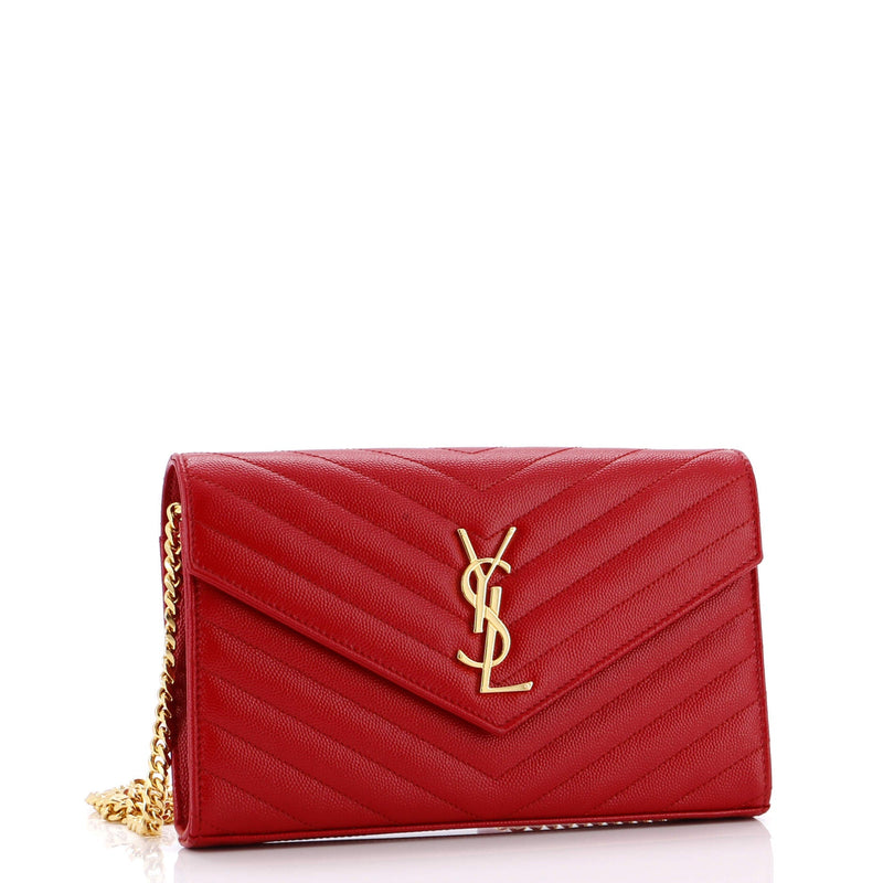 Saint Laurent Classic Wallet On Chain