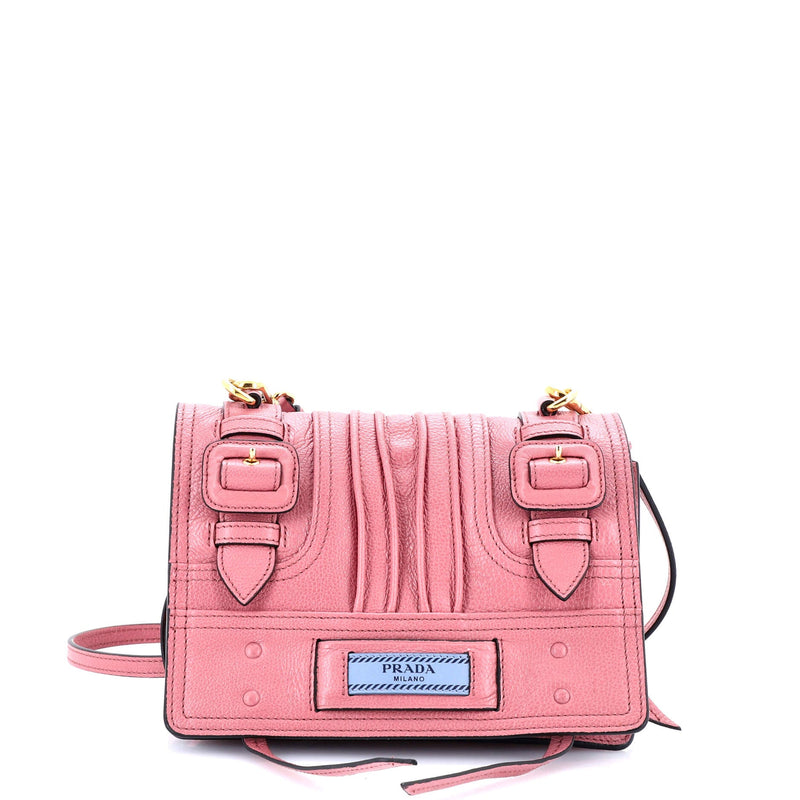 Prada Etiquette Shoulder Bag Glace Calf