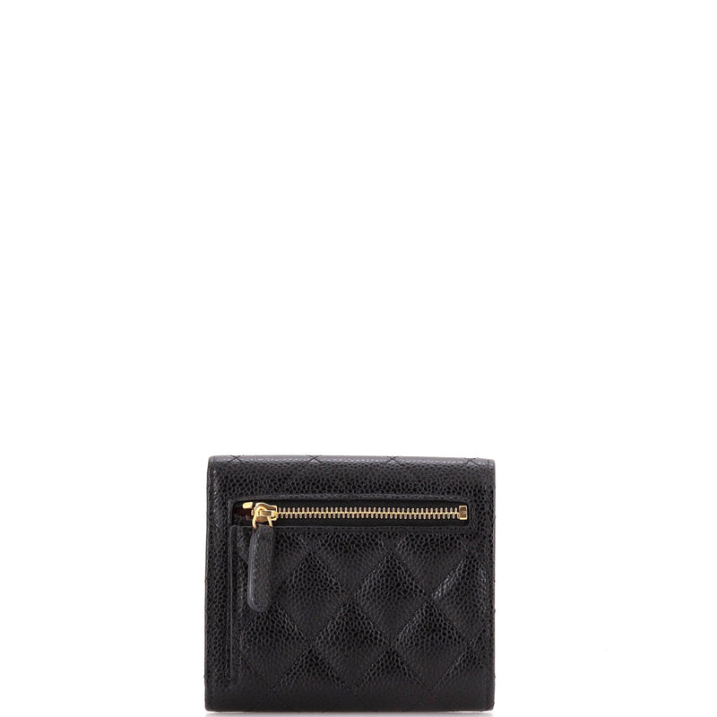 Chanel Cc Compact Classic Flap Wallet