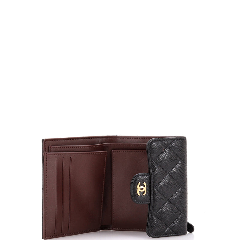Chanel Cc Compact Classic Flap Wallet