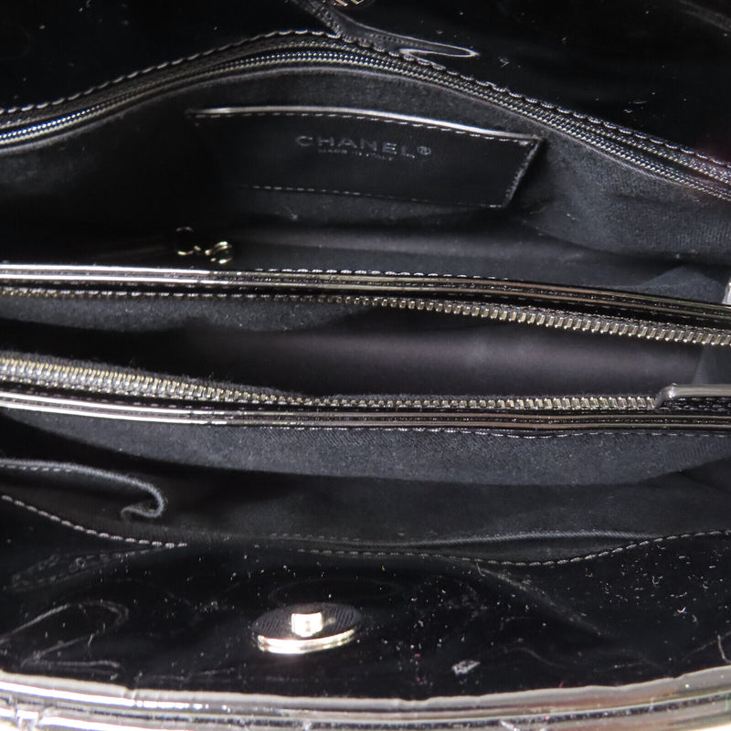 Chanel Cc Shw Tote Bag Shoulder Patent