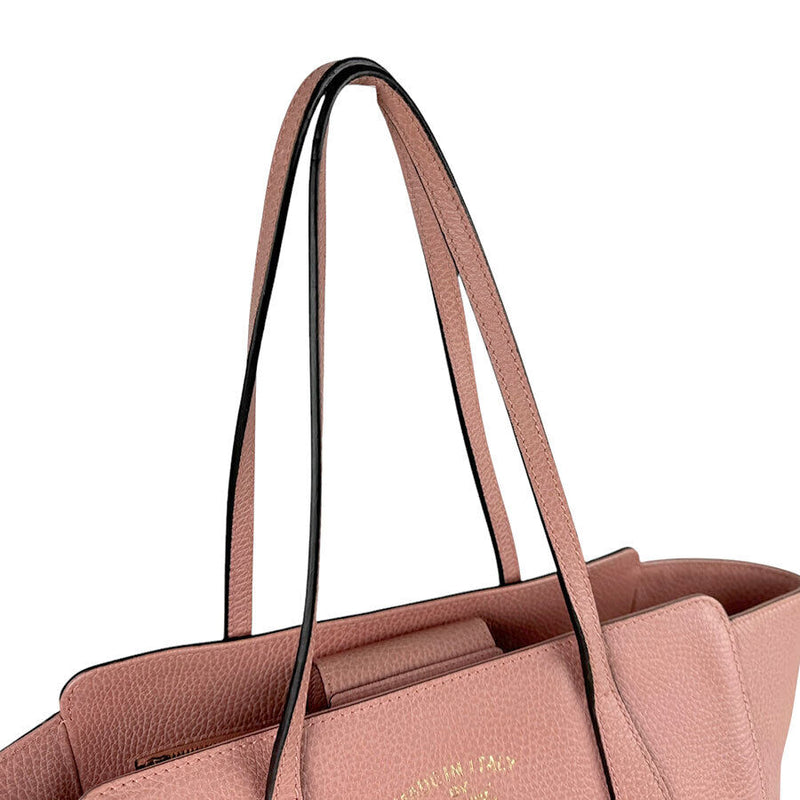 Gucci Swing Shoulder Bag Gray Pink