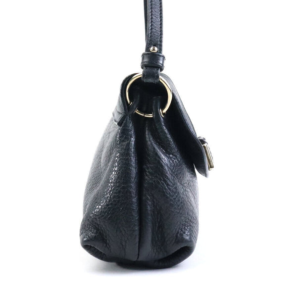 Chloe Shoulder Bag Black Leather -
