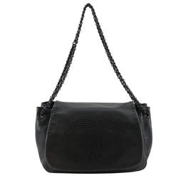 Chanel Wchainshoulder Shoulder Bag Studs