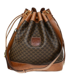 Celine Logo Macadam Pattern Drawstring