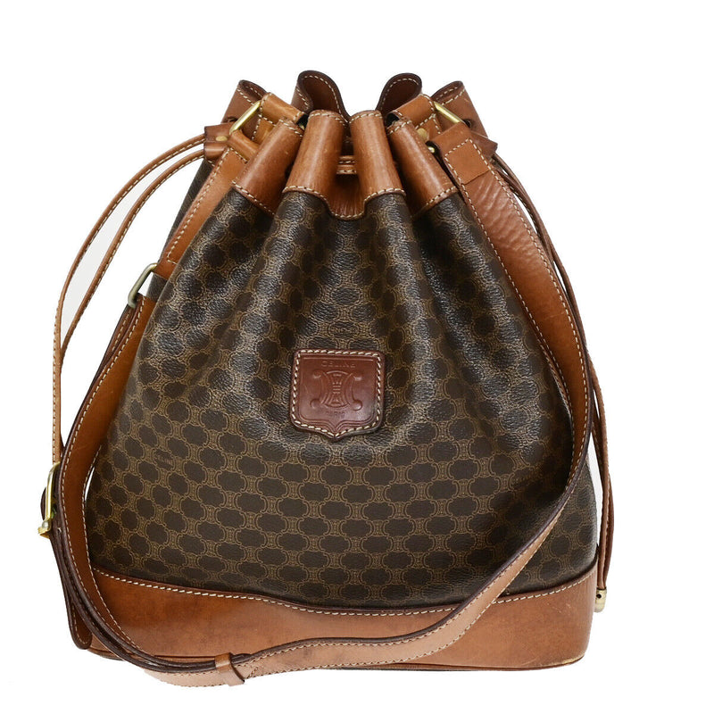 Celine Logo Macadam Pattern Drawstring