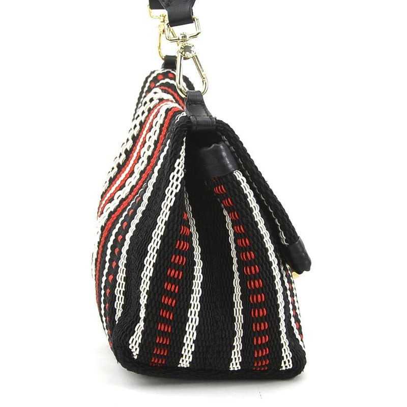 Furla Shoulder Bag Black/Red/Off