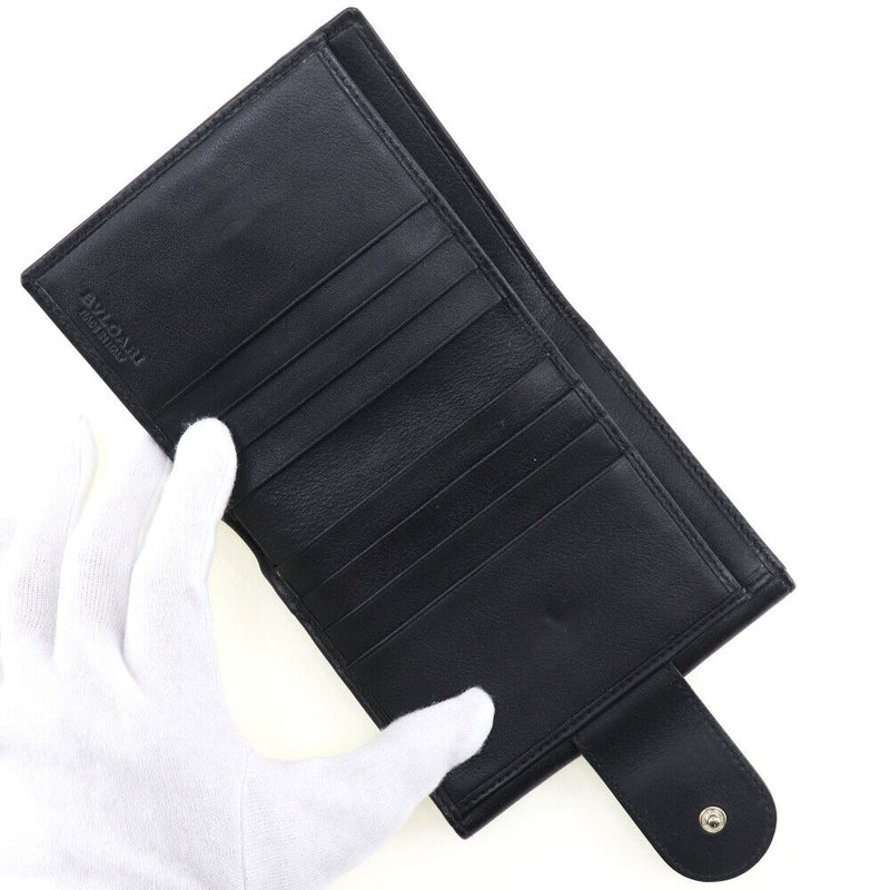 Bvlgari Double Sided Wallet Black