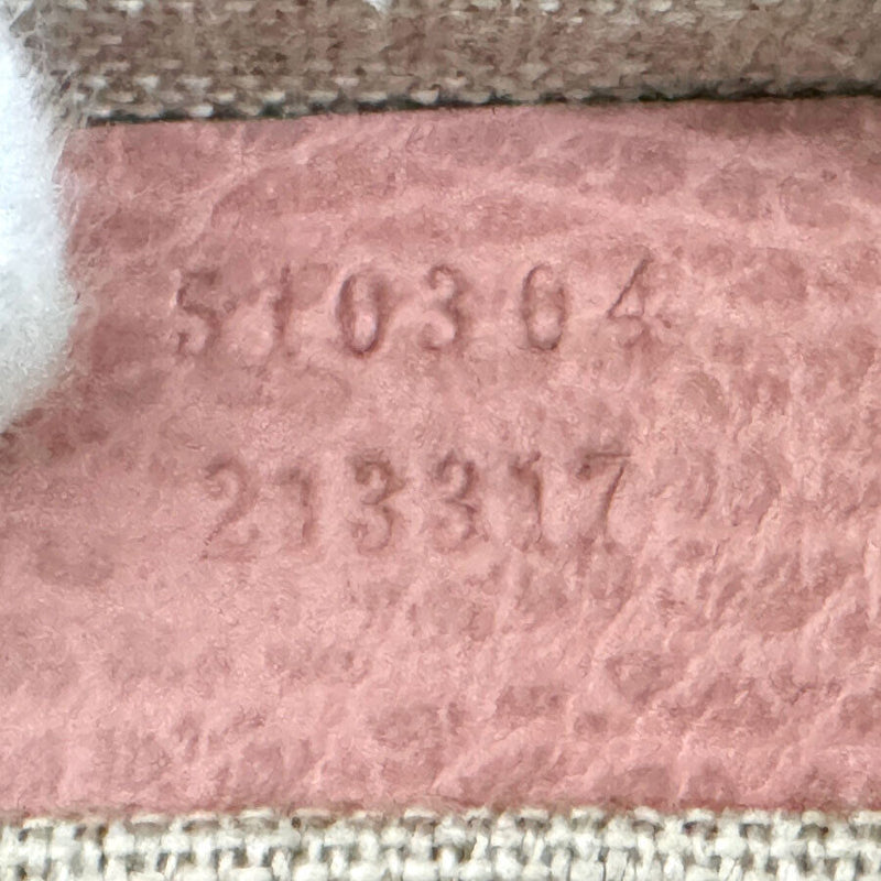 Gucci Shoulder Bag Pink Leather