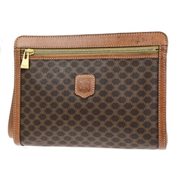 Celine Logo Macadam Pattern Clutch Hand